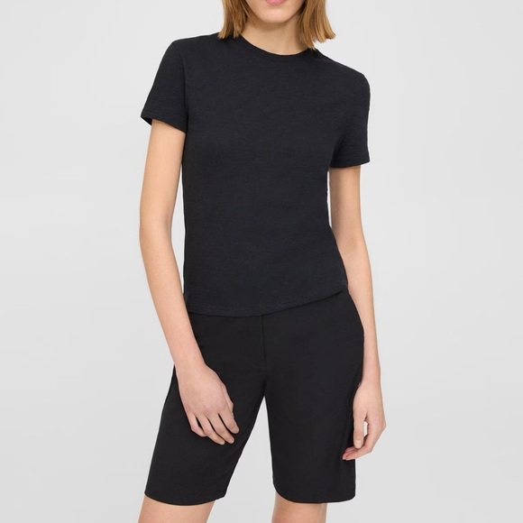 Theory Tiny Tee 2 Black XS - Picture 2 of 9